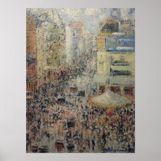 Loiseau - Rue Clignancourt te Parijs op 14 juli 19 Poster (Voorkant)