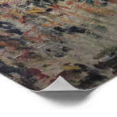 Loiseau - Rue Clignancourt te Parijs op 14 juli 19 Poster (Hoek)