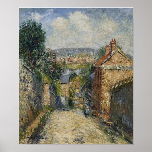 Loiseau - Rue Thuringe Bonsecours Rouen Poster (Voorkant)