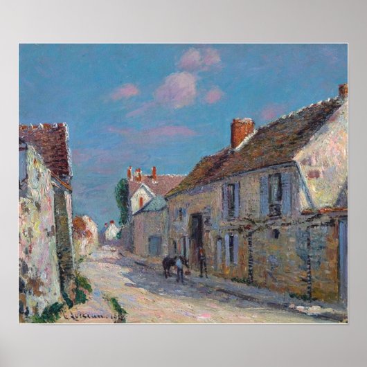 Loiseau - Straat bij Ennery Seine Et Oise 1912 Poster (Voorkant)