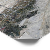 Loiseau - Uitzicht spoor onder de sneeuw van 1916 Poster (Hoek)