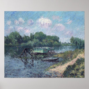 Loiseau - Wassen aan de Seine bij Herblay 1906 Poster