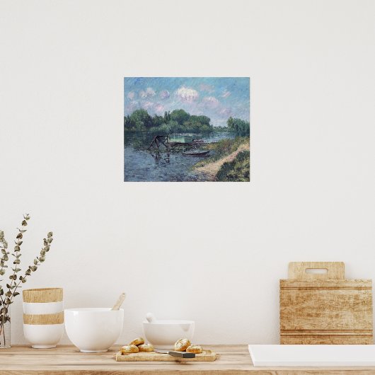 Loiseau - Wasserij op de zee te helblay 1906 Poster (Keuken)