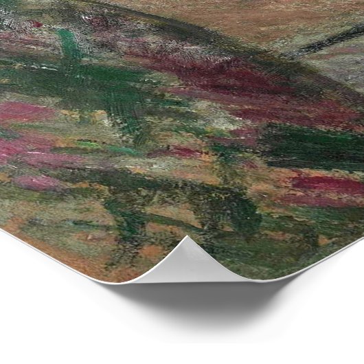 Loiseau - zelfportret met beeldje 1916 poster (Hoek)