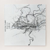 Loja Ecuador Zuid-Amerika - Stadskaart reizen Legpuzzel (Horizontaal)