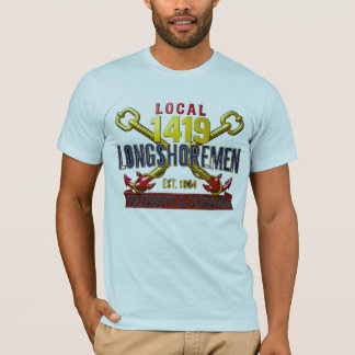 Lokaal 1419 Havenarbeiders Vintage Solidarity T-Sh T-shirt