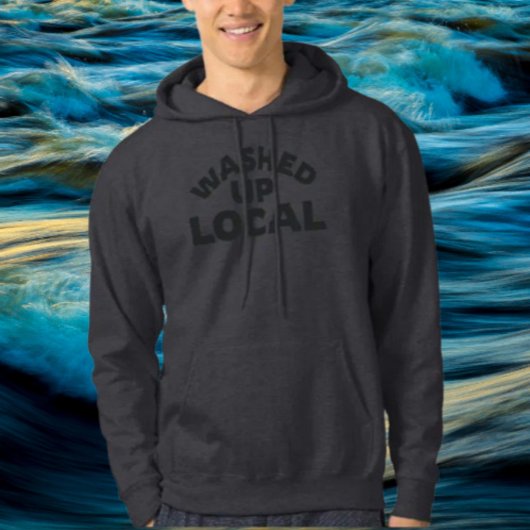 Lokaal aangespoeld | Bold Funny Typography Hoodie
