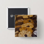 Lokaal bakkerij winkelraam, Wertheim, Vierkante Button 5,1 Cm (Voorkant /achterkant)