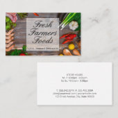 Lokaal Biologisch | Boeren Levensmiddelen | Gehele Visitekaartje (Voorkant / Achterkant)