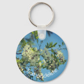 Lokaal bloesem - Aangepast Sleutelhanger (Achterkant)