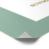 Lokaal gegroeid Boho Gardening Baby shower Welkom Poster (Hoek)