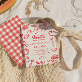 Lokaal gegroeid geslachtsneutraal Baby shower Kaart