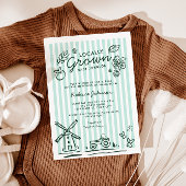 Lokaal gegroeid geslachtsneutraal Baby shower Kaart