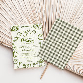 Lokaal gegroeid geslachtsneutraal Baby shower Kaart