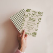 Lokaal gegroeid geslachtsneutraal Baby shower Kaart