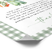 Lokaal gegroeid Late Night Luiers Baby shower spel Poster (Hoek)