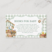 Lokaal gegroeide boeren markt boeken voor Baby tic Informatiekaartje (Voorkant)