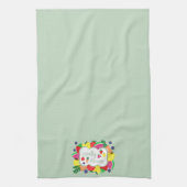 Lokaal gegroeide boerenmarkt theedoek (Verticaal)