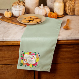 Lokaal gegroeide boerenmarkt theedoek