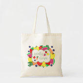 Lokaal gegroeide boerenmarkt tote bag (Voorkant)