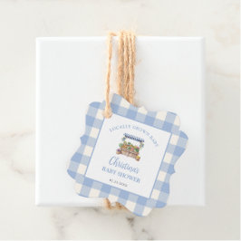 Lokaal gegroeide jongen Baby shower Bedankjes Labels