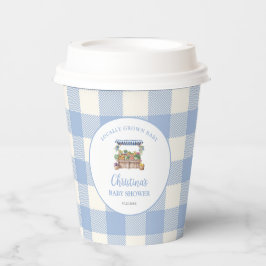 Lokaal gegroeide jongen Baby shower Papieren Bekers