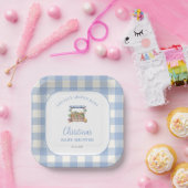 Lokaal gegroeide jongen Baby shower Papieren Bordje (Feest)