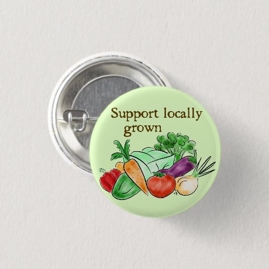 Lokaal gegroeide ondersteuning, knop ronde button 3,2 cm (Voorkant /achterkant)