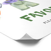 Lokaal gekweekt baby shower begunstigt Poster (Hoek)