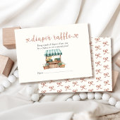Lokaal gekweekt Baby shower luierkrabbel Informatiekaartje