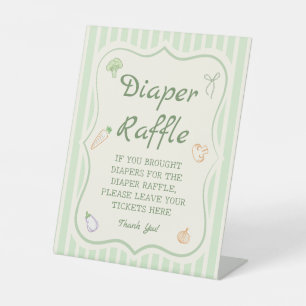 Lokaal gekweekt Baby shower luierkrabbel Reclamebord Met Voetstuk