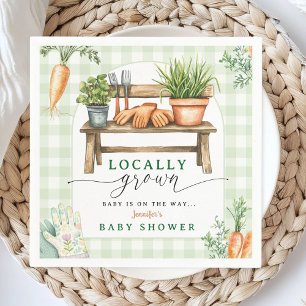 Lokaal gekweekt Baby shower Papier servet