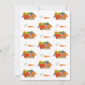 LOKAAL GEKWEEKT Baby shower Uitnodiging (Achterkant)