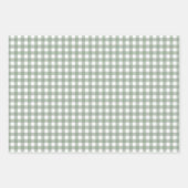Lokaal gekweekt cadeauverpakking gingham inpakpapi inpakpapier vel (Voorkant 3)
