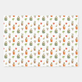 Lokaal gekweekt cadeauverpakking gingham inpakpapi inpakpapier vel (Voorkant 2)