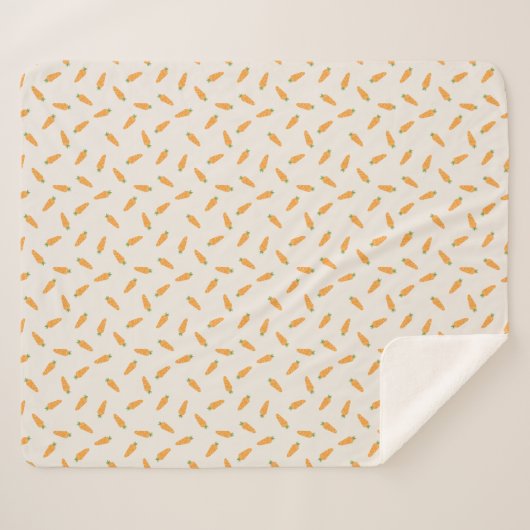 Lokaal gekweekt wortelpatroon sherpa deken (Voorkant (horizontaal))