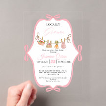 Lokaal gekweekte baby girl shower Baby sprinkle