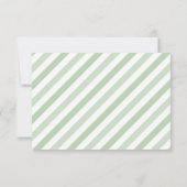 Lokaal gekweekte baby shower bedankt (Achterkant)