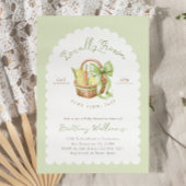 Lokaal gekweekte Baby showers booguitnodiging Kaart