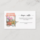 Lokaal gekweekte bloemen - luierverloting informatiekaartje (Voorkant)