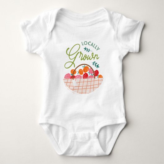 Lokaal gemaakte babybodysuit één stuk cadeau romper (Voorkant)