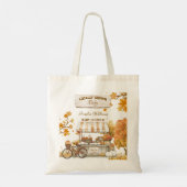 Lokaal geteeld Autumn Harvest Baby shower Tote Bag (Achterkant)