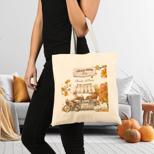 Lokaal geteeld Autumn Harvest Baby shower Tote Bag