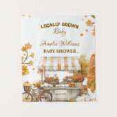 Lokaal geteeld Autumn Harvest Baby shower Wandkleed (Voorkant)