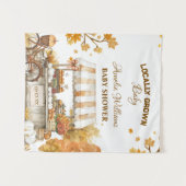 Lokaal geteeld Autumn Harvest Baby shower Wandkleed (Voorkant (horizontaal))