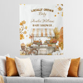 Lokaal geteeld Autumn Harvest Baby shower Wandkleed