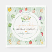 Lokaal geteeld Baby Baby shower Servet (Voorkant)