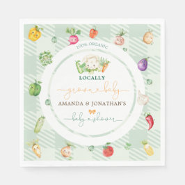 Lokaal geteeld Baby Baby shower Servet