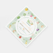 Lokaal geteeld Baby Baby shower Servet (Hoek)