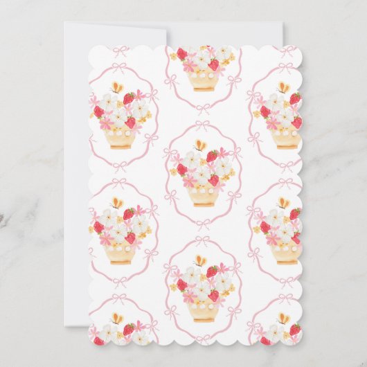 Lokaal geteeld Baby Shimsical Strawberry Baby show Kaart (Achterkant)